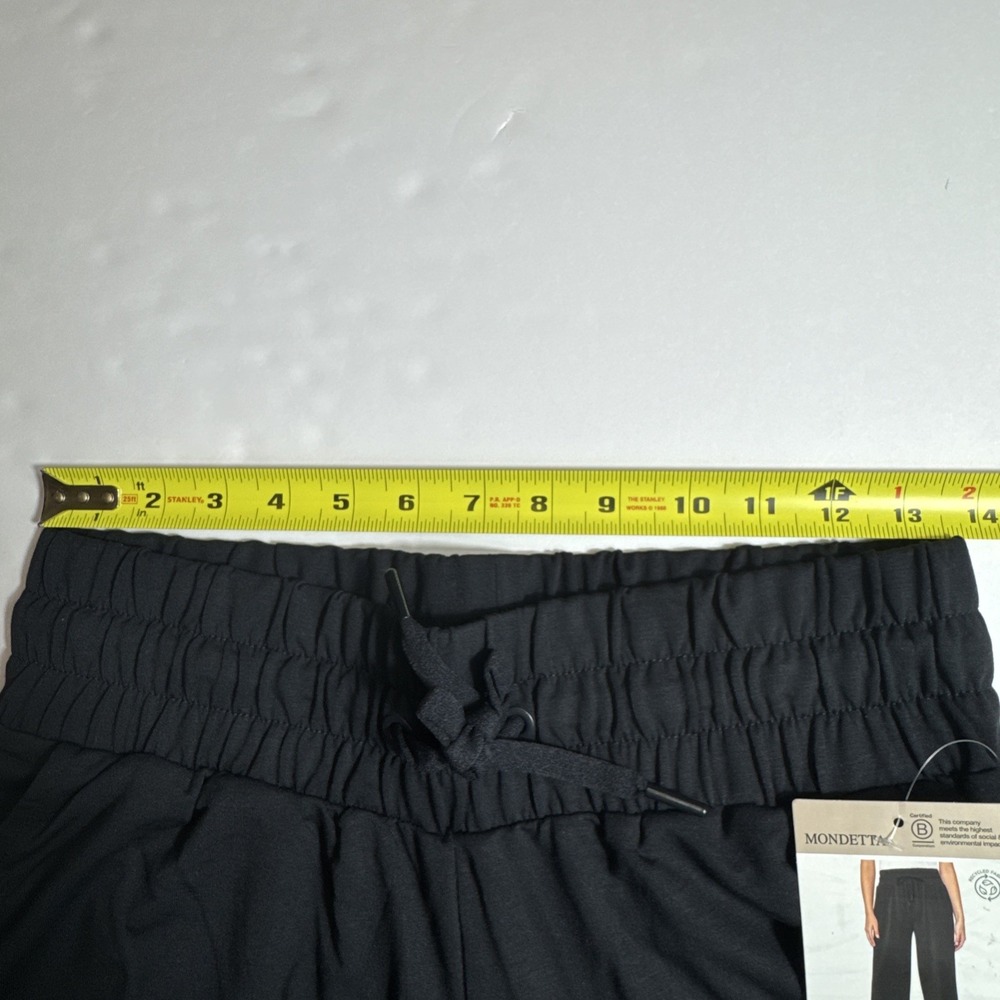 Mondetta Womens High‎ Rise Wide Leg Modal Pant Black Size S NWT 1675472 - Picture 3 of 8
